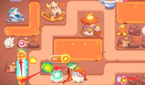 保卫萝卜4饿龙传说第60关攻略