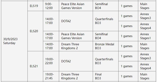 2023英雄联盟亚运会赛程时间表最新