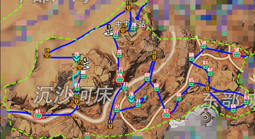 星球重启尖叫戈壁沉沙河床宝箱位置一览