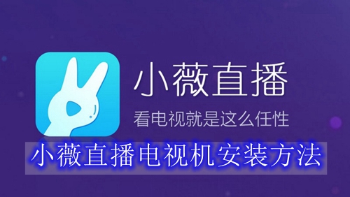 小薇直播电视机安装方法